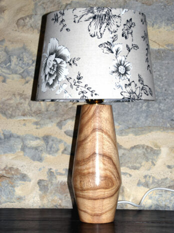 Lampe à poser en Albizia